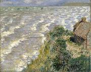 Claude Monet Rising Tide at Pourville (Maree montantea Pourville) oil